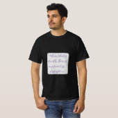 「自由が住むところには、私の国がある。」 Tシャツ (正面フル)