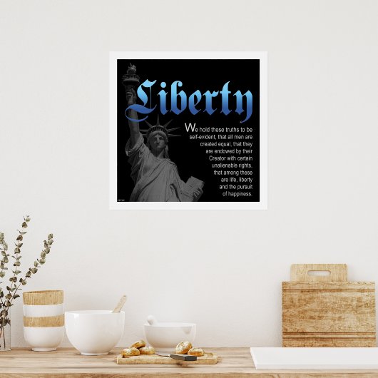 自由が宣言 ポスター (キッチン)