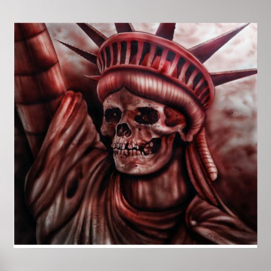 自由が衰退した ポスター (正面)