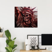 自由が衰退した ポスター (ホームオフィス)