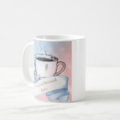 自由ここで愛国的なコーヒーマグ醸造 コーヒーマグカップ (正面左)