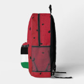 自由だ！パレスチナ国旗プリントカットシューバックパック プリントバックパック (右)