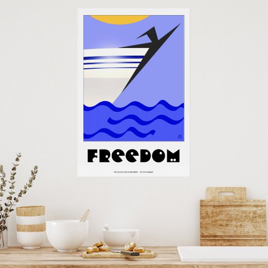 自由だ！ ポスター (キッチン)