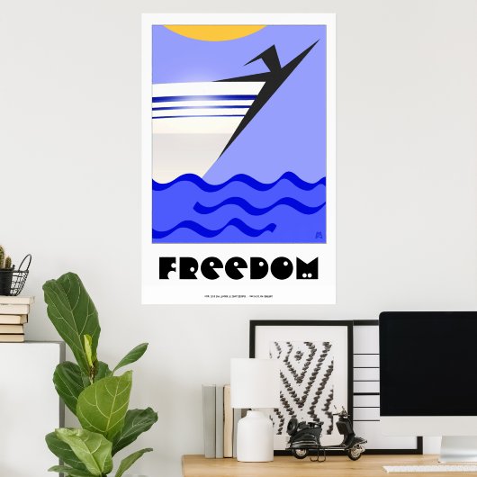 自由だ！ ポスター (ホームオフィス)