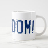 自由だ！マグ ジャンボコーヒーマグカップ (右)