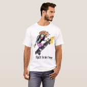 自由であるスケート Tシャツ (正面フル)