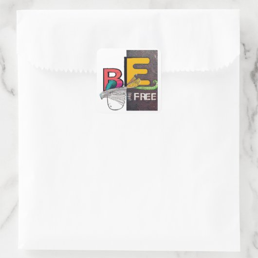 自由である スクエアシール (バッグ)