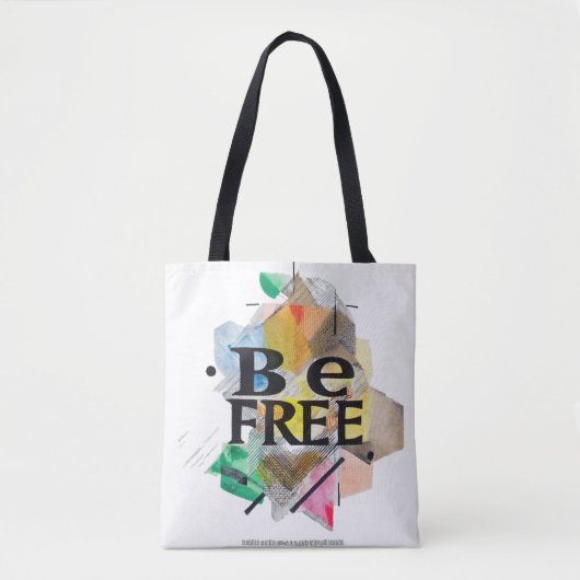 自由である トートバッグ (正面)