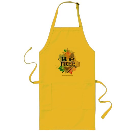 自由である ロングエプロン (正面)