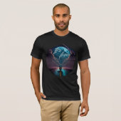 自由である | moonlightで乗るバイク tシャツ (正面フル)