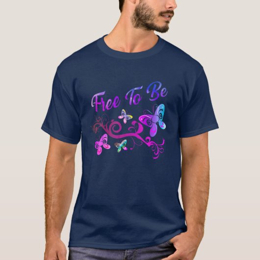 自由である Tシャツ (正面)