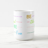 自由であれ リベラルであれ コーヒーマグカップ (中央)