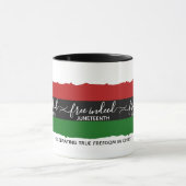 自由でエレガント確かなキリスト教十二世 マグカップ (中央)