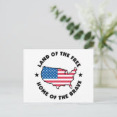 自由で勇敢 ポストカード (スタンド正面)