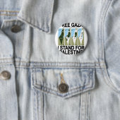 自由で安全なガザのパレスチナ.png 缶バッジ (インサイチュ)