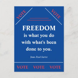 自由とは… ポストカード