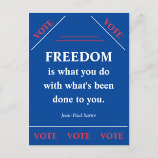 自由とは… ポストカード