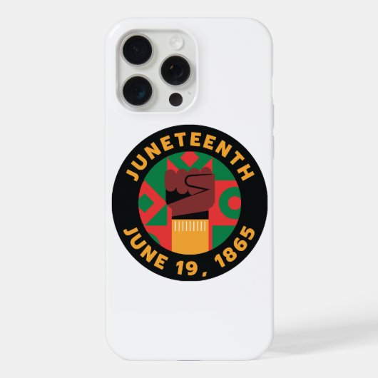 自由とを記念するジューンティーサンクス祝祭 iPhoneケース (裏面)