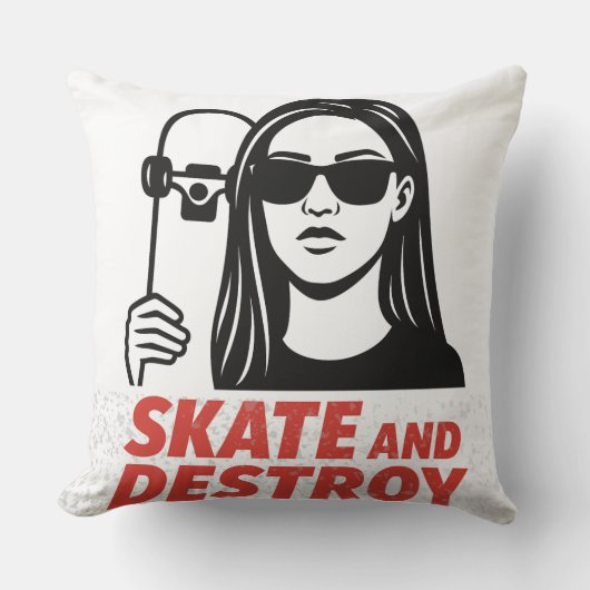 自由とエッジのあるストリートウェア。 クッション (正面)