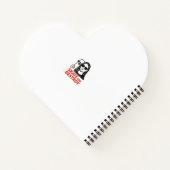 自由とエッジのあるストリートウェア。 ノートブック (裏面)