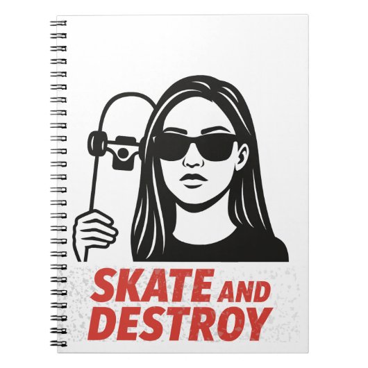 自由とエッジのあるストリートウェア。 ノートブック (正面)