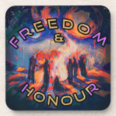 自由と名誉 コースター (正面)