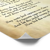 自由と奴隷制についてのアフリカ系アメリカ人の詩 ポスター (角)