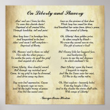 自由と奴隷制についてのアフリカ系アメリカ人の詩