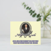 自由と妄想に関するゲーテ引用文 ポストカード (スタンド正面)