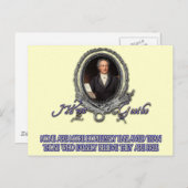 自由と妄想に関するゲーテ引用文 ポストカード (正面/裏面)