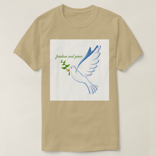 自由と平和2 Tシャツ (デザイン正面)