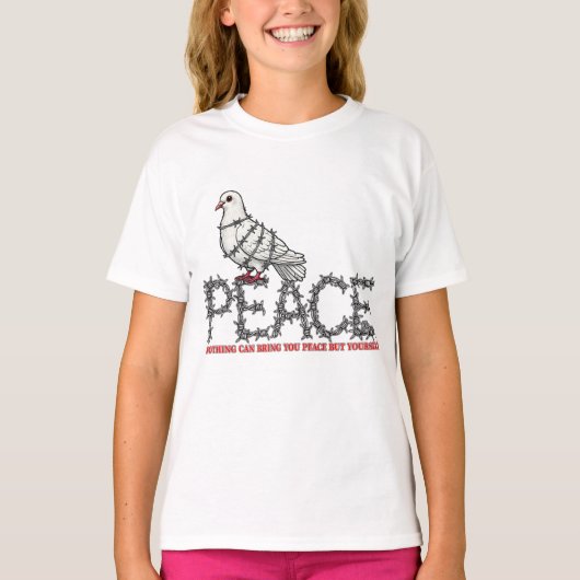 自由と平和 Tシャツ (正面)
