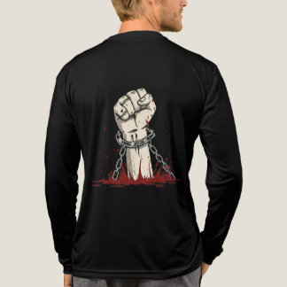自由と抗議はっきりしたの服装 トライブレンドTシャツ