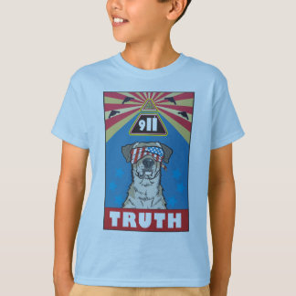 「自由と正義で全員」キッズシャツ Tシャツ