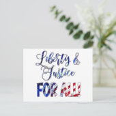 自由と正義 ポストカード (スタンド正面)