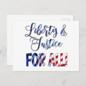 自由と正義 ポストカード (正面/裏面)