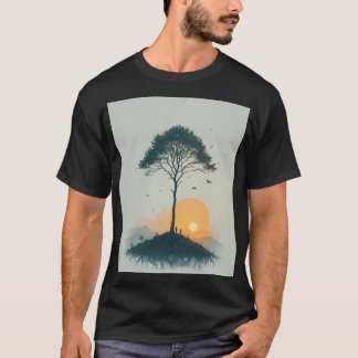 自由と自然芸術 Tシャツ