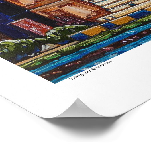 「自由と記憶」 ポスター (角)