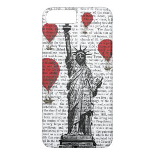 自由と赤い熱気球の像 iPhone 8 PLUS/7 PLUSケース