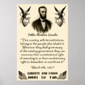 自由と連合 ポスター (正面)