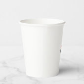自由と陽光のヴィンテージ ビーチシャツデザイン (3 紙コップ (右)