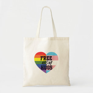 自由なお母さんはLGBTQ (E)の質の商品を抱き締めます! トートバッグ
