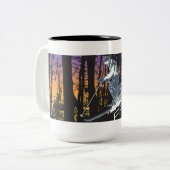 自由なかかとのマグ ツートーンマグカップ (正面左)