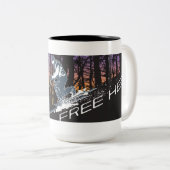 自由なかかとのマグ ツートーンマグカップ (正面右)