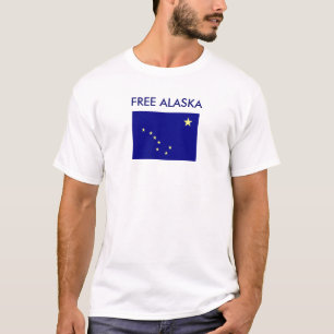 自由なアラスカ Tシャツ