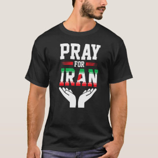 自由なイランの自由の愛ハートイランのペルシャ語のクート Tシャツ