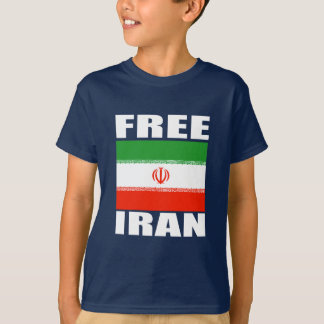 自由なイランのTシャツの白 Tシャツ
