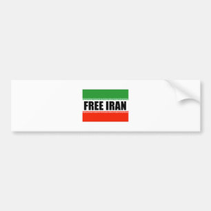 自由なイラン バンパーステッカー