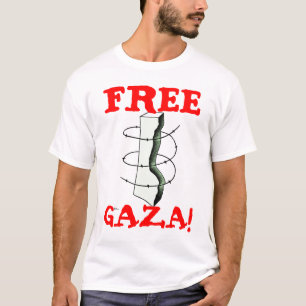 自由なガザ! Tシャツ