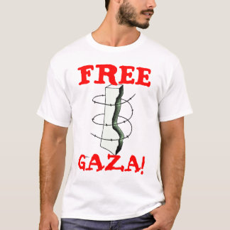 自由なガザ! Tシャツ